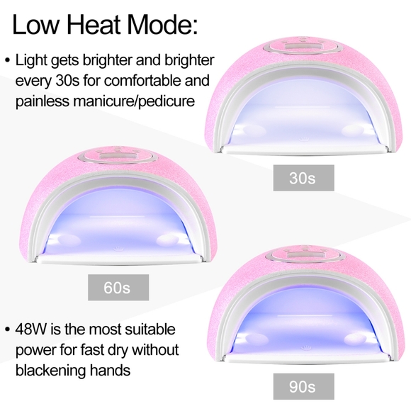 BUNDLE: 🆕 Lavender Violets UV LAMP, Sally Hansen Gel Top Coat, Revlon Gel Envy - Picture 5 of 16